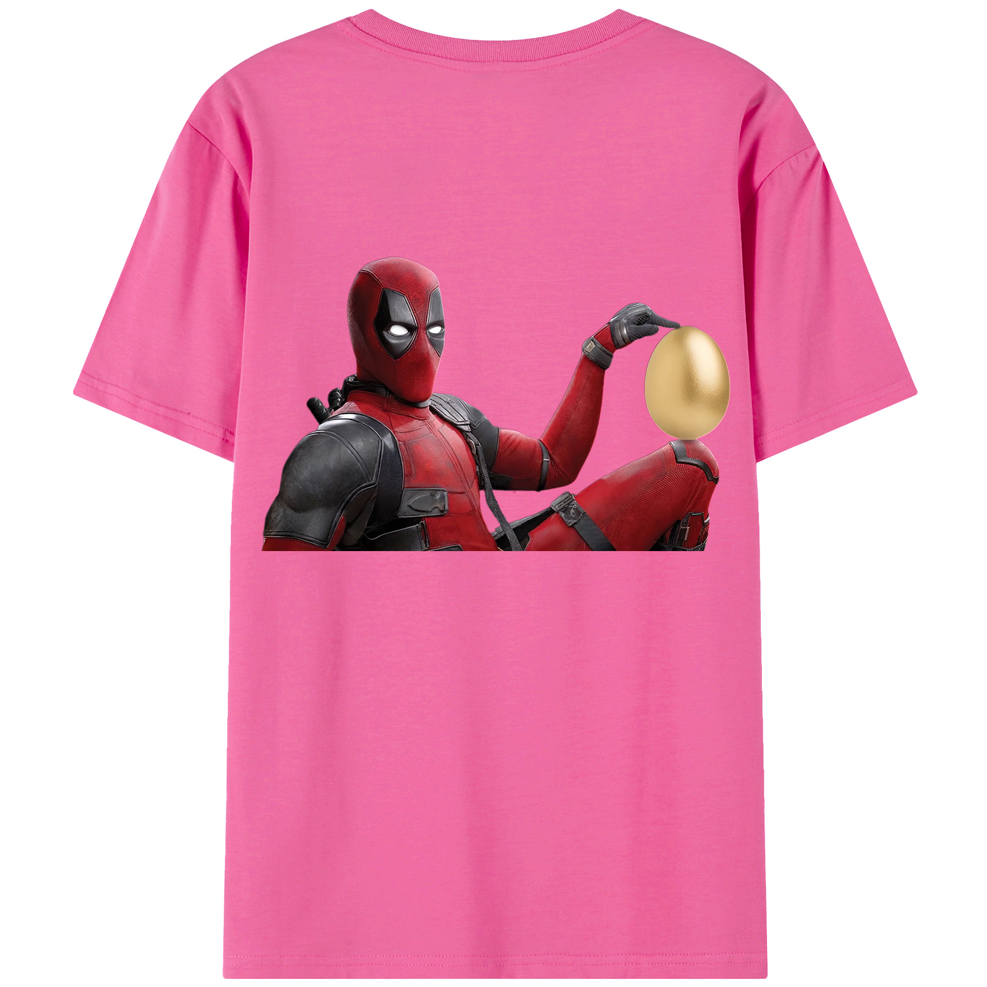 （画像用） Deadpool デッドプール レディース半袖Tシャツ(バックプリント)